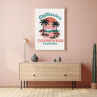 Chillaxin in Clearwater Beach Poster