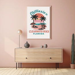 Chillaxin in Clearwater Beach Poster