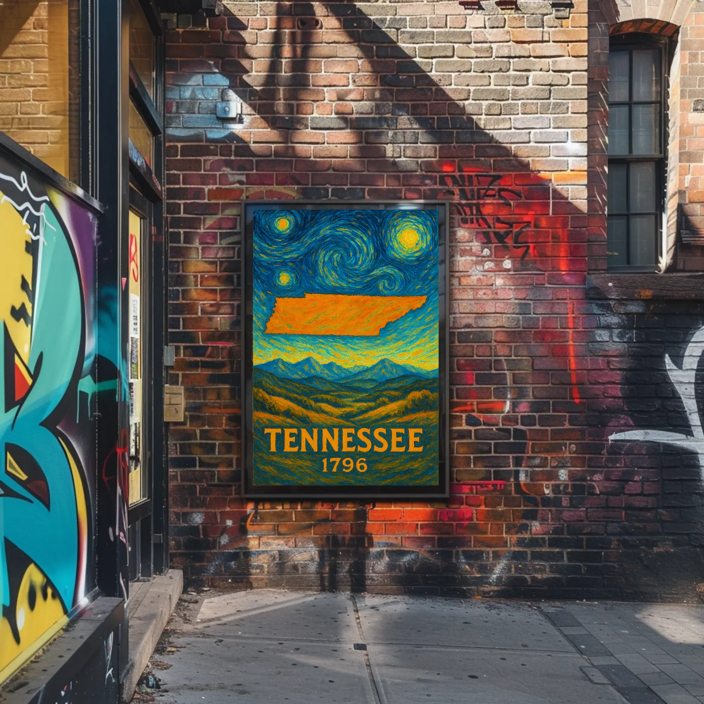 Tennessee Starry Night Poster