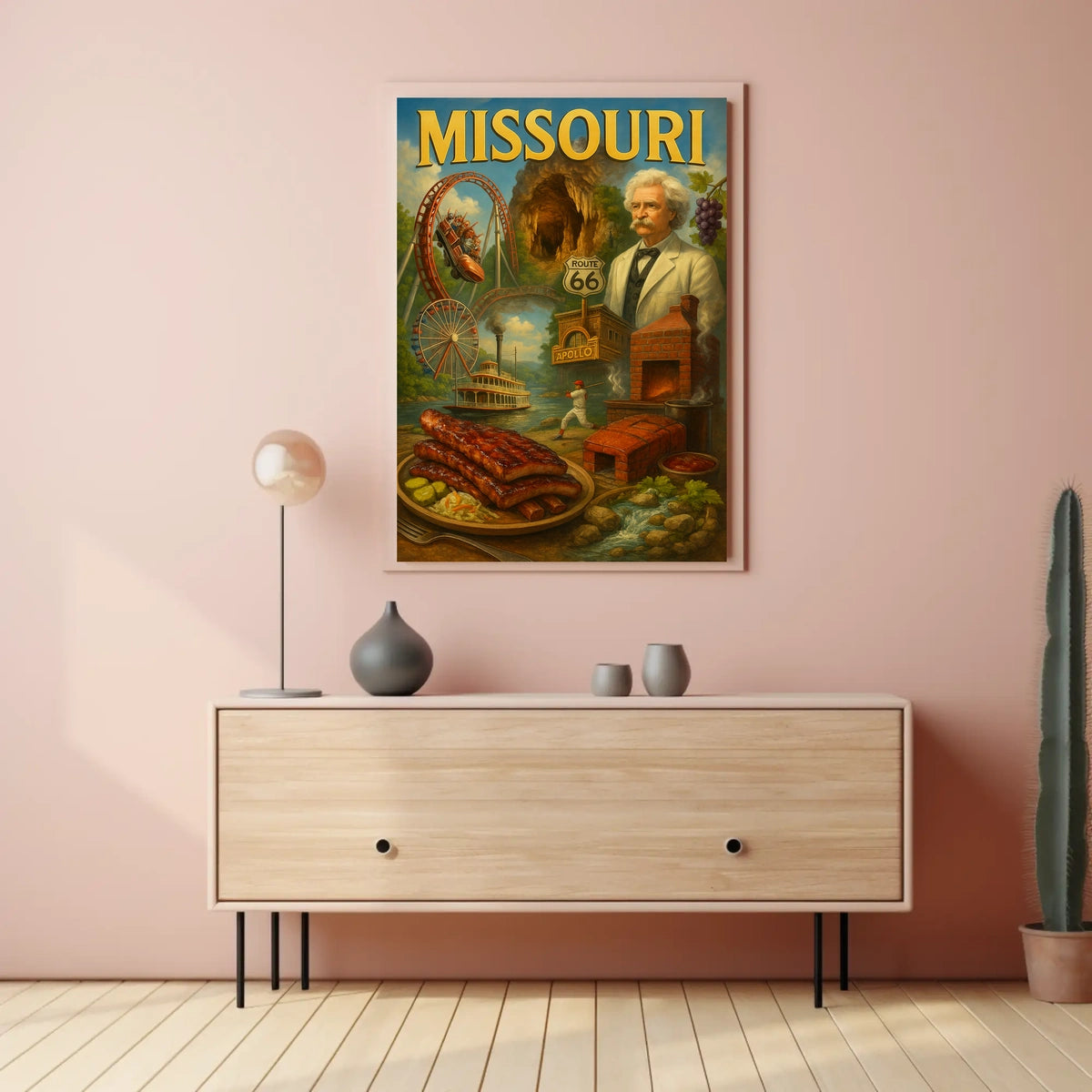 Missouri A Cultural Tapestry Poster