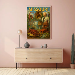Missouri A Cultural Tapestry Poster