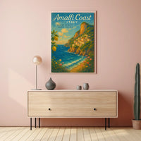 Coastal Beauty and Tranquility Art Poster