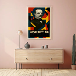 Grover Cleveland 24th President of the United States Abstract Pop Poster