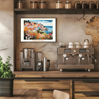 Picturesque Portofino Coastal Scene Travel Poster