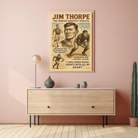 Jim Thorpe Legendary Sports Icon Poster