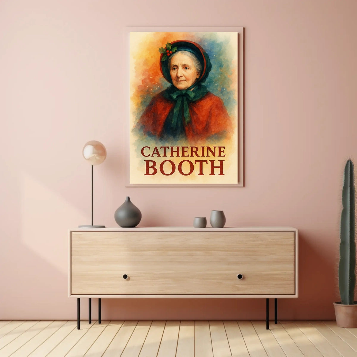 Catherine Booth Artistic Watercolor Historical Poster