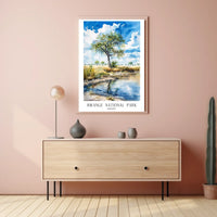 Hwange National Park Zimbabwe Poster