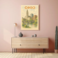 Ohio Cityscape Poster