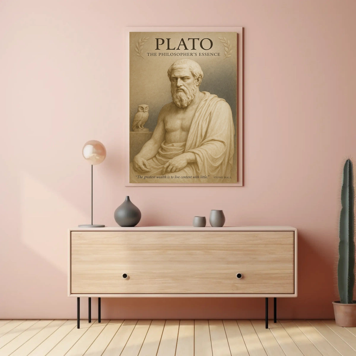 Plato The Philosophers Essence Poster