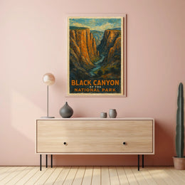Black Canyon National Park Scenic Adventure Poster