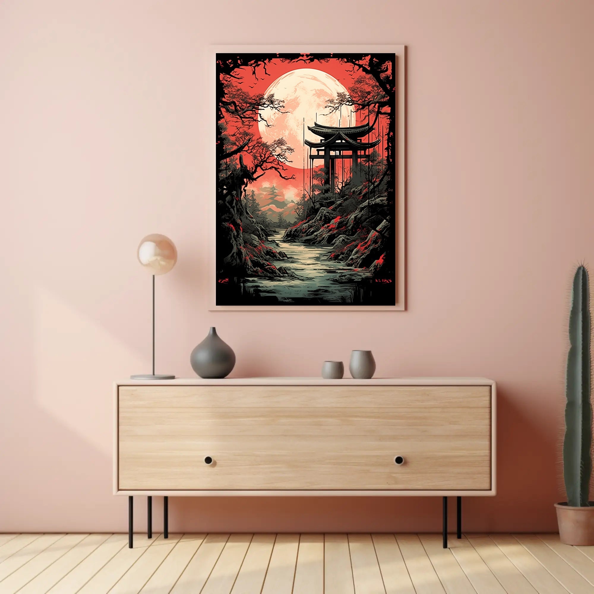 Moonlit Tranquility Poster PosterGoat