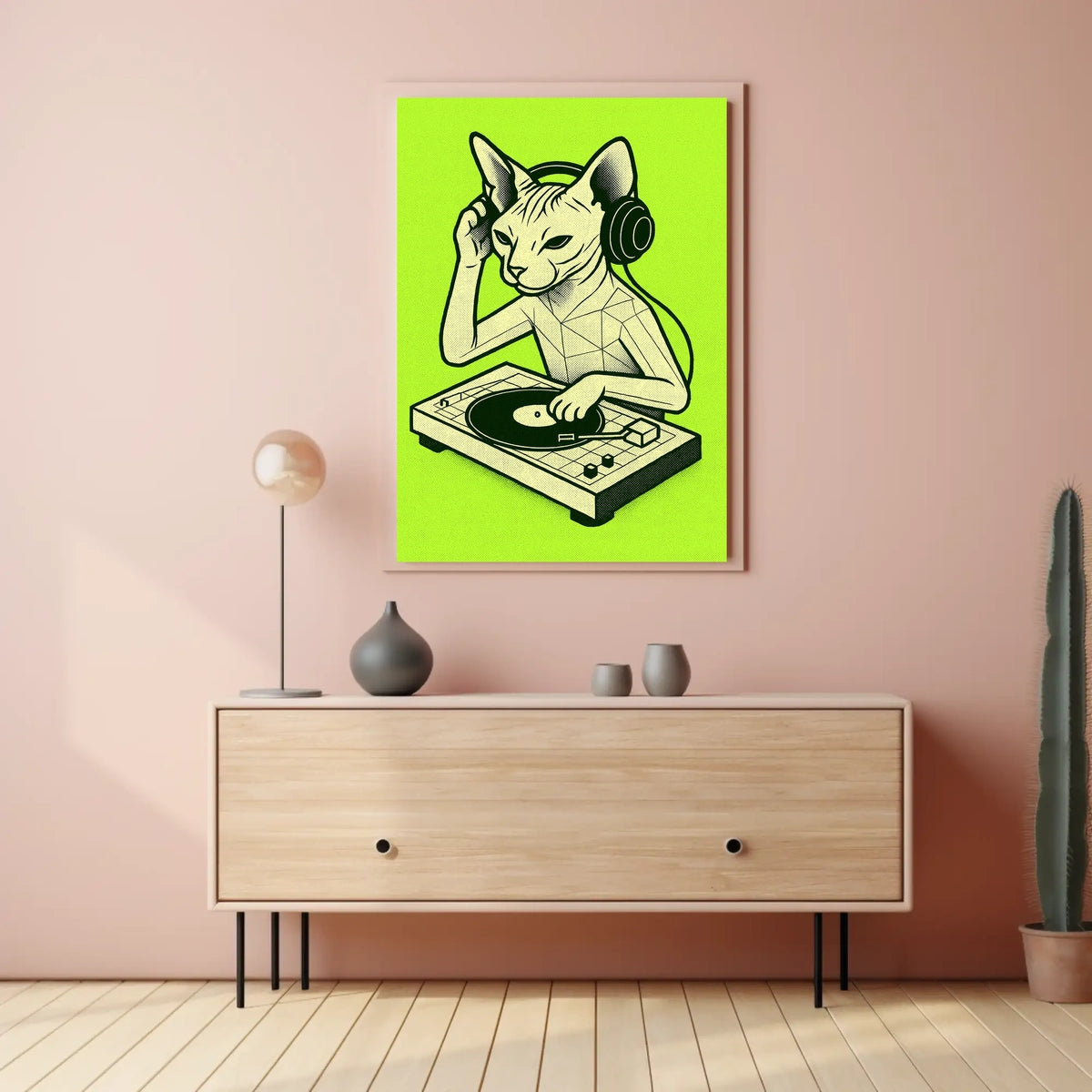Dj Cat Vibes Poster