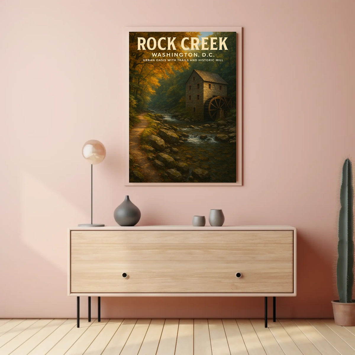 Rock Creek Urban Oasis In Washington, Poster