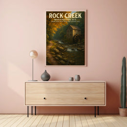 Rock Creek Urban Oasis In Washington, Poster