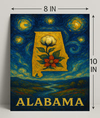 Alabama's Artful Heritage: Vibrant Cultural or Heritage Poster