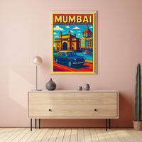 Mumbai A Vibrant Cityscape Poster