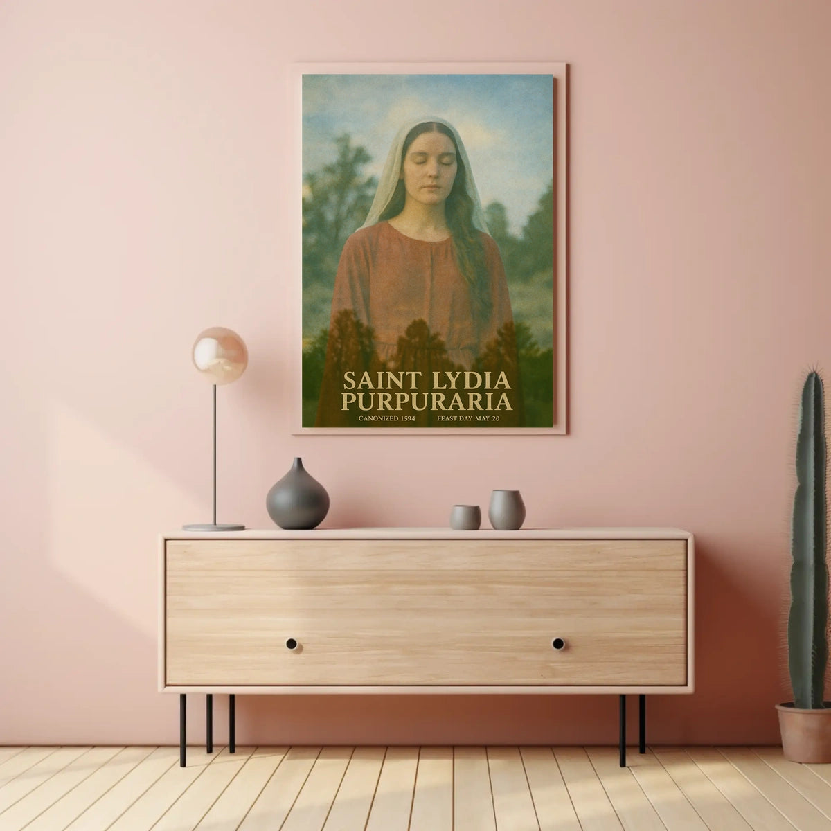 Saint Lydia Purpuraria Poster