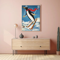 Stoos Skiing Adventure Poster PosterGoat