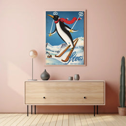 Stoos Skiing Adventure Poster PosterGoat