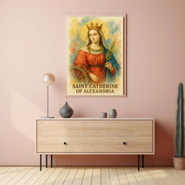 Saint Catherine of Alexandria Poster