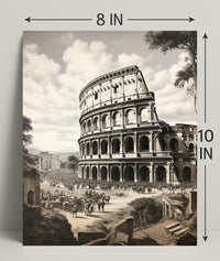 The Colosseum In Ancient Rome Poster