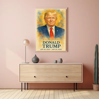Trump 47th President Scenic Patriotic Wall Art Poster