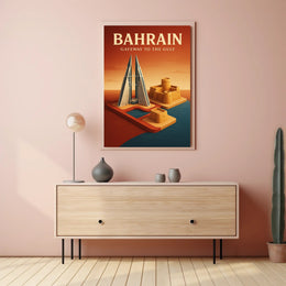 Bahrain Gateway to the Gulf Cultural Heritage Poster