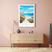 Formentera Serenity Travel Poster