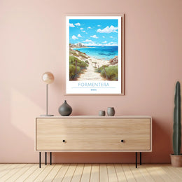Formentera Serenity Travel Poster