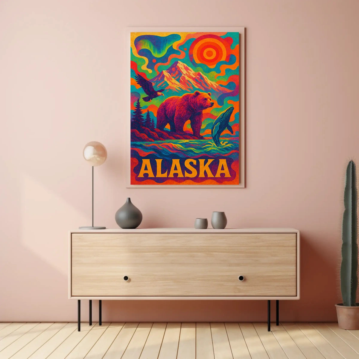 Vibrant Alaska Wilderness Poster
