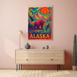 Vibrant Alaska Wilderness Poster
