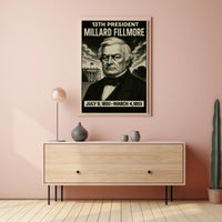 Millard Fillmore 13Th President Poster
