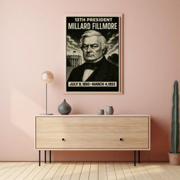 Millard Fillmore 13Th President Poster