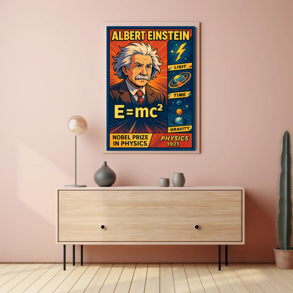 Albert Einstein Nobel Prize In Physics Poster