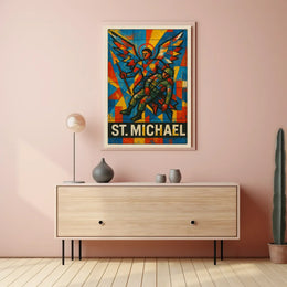 Abstract Cityscape Art Poster