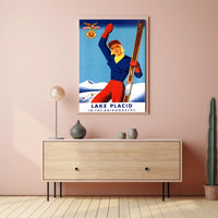 Lake Placid Winter Sports Poster