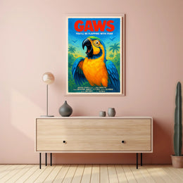 Gaws  Youll Be Flapping with Fear Poster PosterGoat