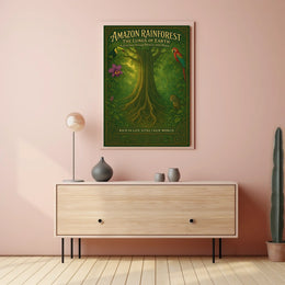 Amazon Rainforest The Lungs of Earth Poster