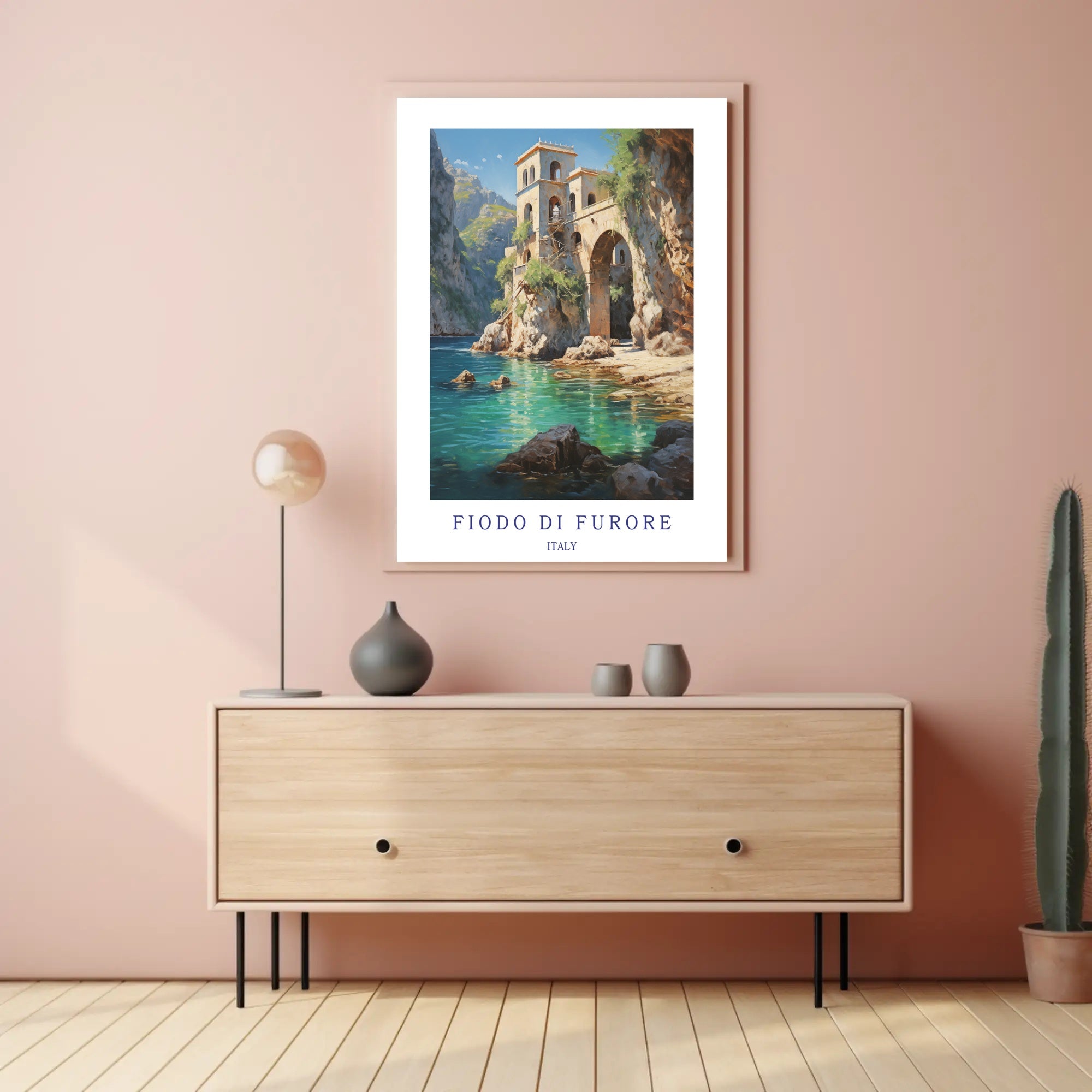 Furore Fjord Scenic Travel Poster PosterGoat