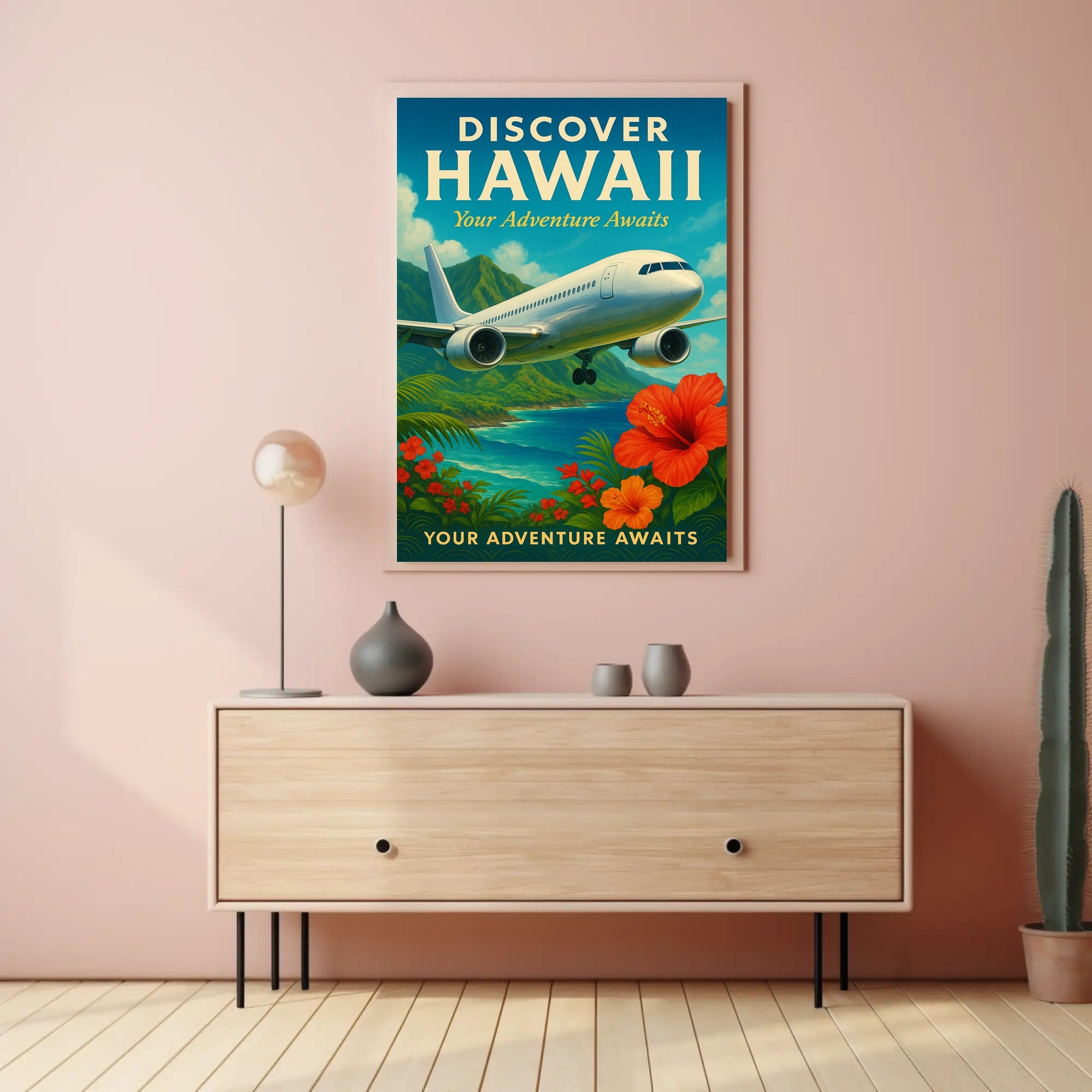 Discover Hawaii Wall Art Print Decor PosterGoat