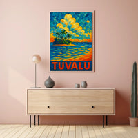 Tropical Paradise Of Tuvalu Poster
