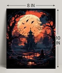 Haunted Mansion Under The Blood Moon Poster