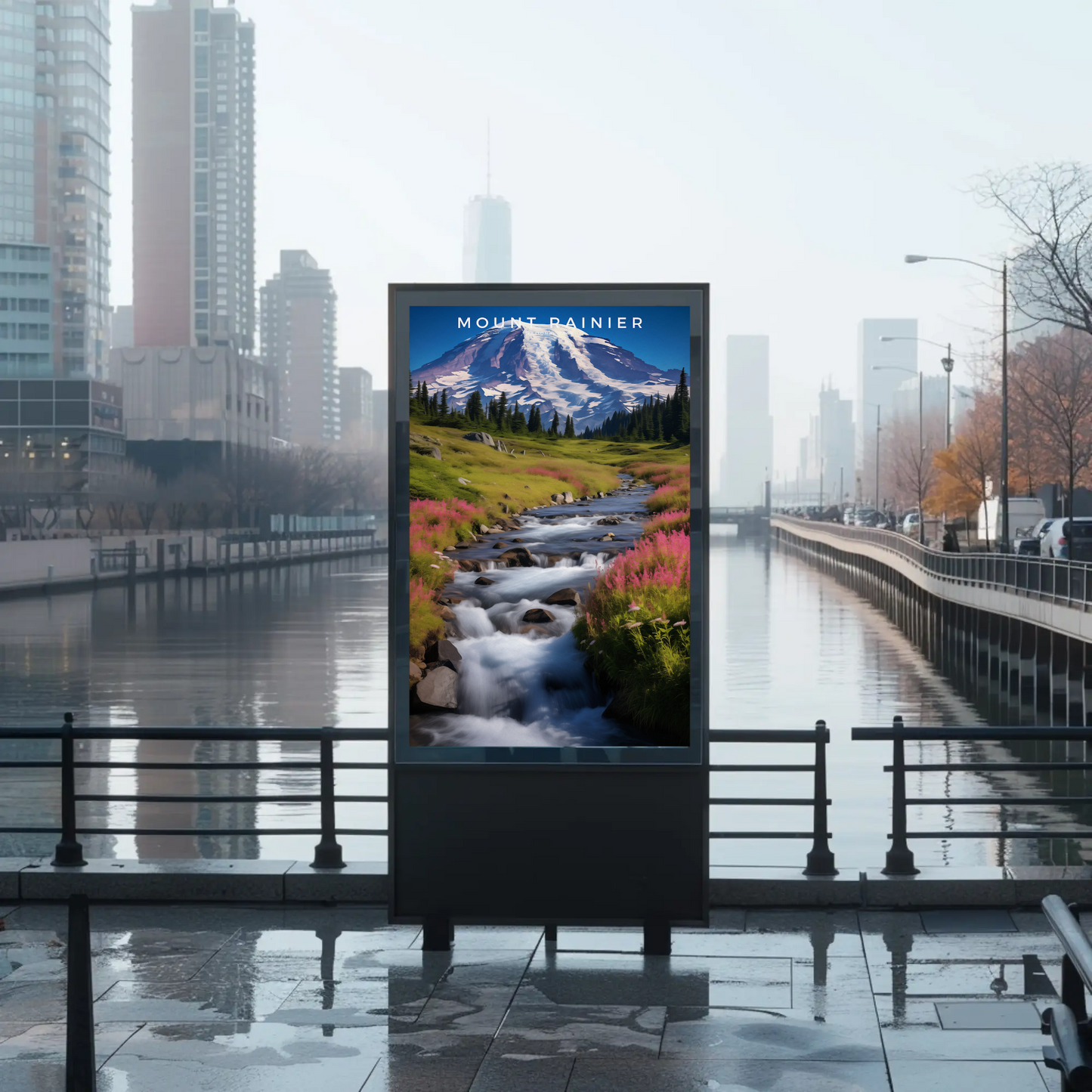 Mount Rainier National Park Poster