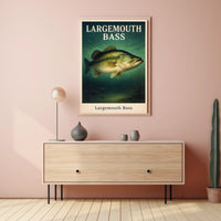 Largemouth Bass Poster PosterGoat