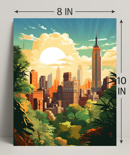 Urban Sunrise Poster