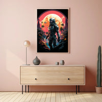 Futuristic Oasis Poster