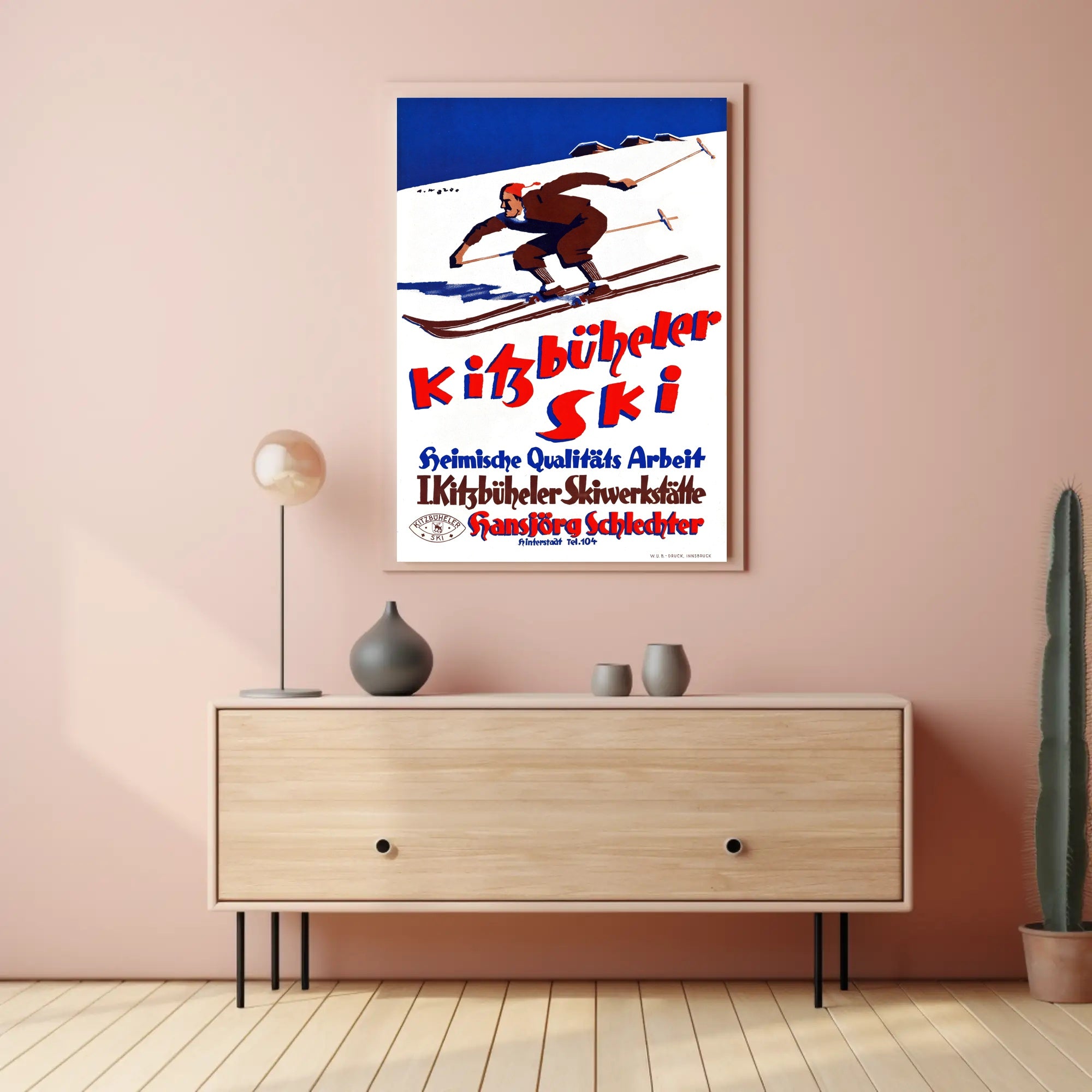 Kitzbüheler Ski Promotion Poster PosterGoat