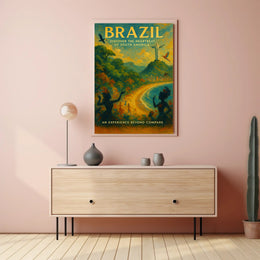 Discover Brazil Poster