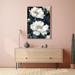 Elegant Blooms Art Print Wall Decor