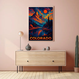 Colorado A Vibrant Landscape Poster
